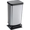 ROTHO Treteimer Paso 40l silber 107121 7610859233967
