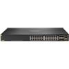 HPE Switch HPE Aruba Networking CX 6300F a 24 porte 1GbE Classe 4 PoE e 4 porte SFP56, gestito, L3, Gigabit Ethernet (10/100/1000), Power over Ethernet (PoE), Rack-Einbau, 1U