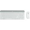 Logitech MK470 tastiera Mouse incluso Ufficio RF Wireless Spagnolo Bianco