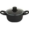 Ballarini Cucinando Avola 2,8 L Czarny Garnek Aluminiowy Z Pokrywką, 750029200