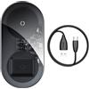 Baseus 2in1 Caricabatterie senza fili per telefono + airpods (WXJK-A01) Trasparente