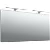 emco mee miroir lumineux LED, deux lampes à poser, 1300 x 590 mm, 449600011, 449600011