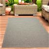 Carpetia Tappeto per interni ed esterni effetto sisal Balcone Cucina Terrazza Soggiorno - beige grigio Dimensioni - 140 x 200 cm
