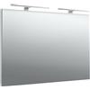 emco mee miroir lumineux LED, deux lampes à poser, 1300 x 790 mm, 449600006, 449600006