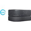Logitech ERGO K860 - Tastiera - senza fili - 2,4 GHz, Bluetooth 5.0 - QWERTY - Italiano - Grafite