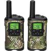 Alecto FR115CAMO - Set di 2 walkie talkie per bambini, portata fino a 7 chilometri, mimetico