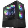 Mars Gaming Computer semi-tower ATX/mATX Mars Gaming LED RGB Micro ATX LED RGB
