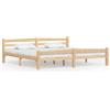 vidaXL Letto in legno massiccio di pino 200x200 cm