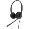 YEALINK YHS34 Auricolare cablato Head-band Chiamate/Musica Nero