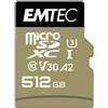 Emtec ECMSDM512GXC10SP memoria flash 512 GB MicroSDXC UHS-I Classe 10