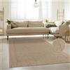 Paco Home Tappeto per interni ed esterni, terrazza e balcone, resistente alle intemperie, tinta unita con struttura, dimensioni 200x290 cm