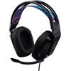 Logitech G G335 Wired Gaming Headset - Cuffia - circumaurale - cablata - spina da 3,5 mm - nera