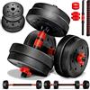 RE:SPORT® Set di manubri da 15 kg Set di manubri Piatti di peso per manubri