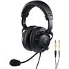MONACOR BH-009 Cuffie stereo professionali con microfono a braccio