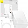Baseus GaN2 Pro Universale Bianco AC Ricarica rapida per interni