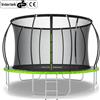 ZIPRO Trampolino Jump Pro Premium | 12FT Ø 374 cm | Trampolino da giardino Trampolino per bambini Set completo incl. rete, scaletta e copertura perimetrale, da esterno, verde