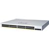 Cisco CBS220-24P-4X, gestito, L2, Gigabit Ethernet (10/100/1000), Power over Ethernet (PoE), montaggio a rack