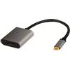 LogiLink Cavo adattatore LogiLink USB-C - DisplayPort nero/grigio