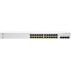 Cisco CBS220-24FP-4X, gestito, L2, Gigabit Ethernet (10/100/1000), Power over Ethernet (PoE), montaggio a rack