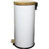 KITCHEN MOVE KÜCHENBEWEGUNG Cestino da cucina a pedale Forest - 30L - bianco opaco