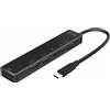 iTEC i-tec USB-C Travel Easy Dock 4K HDMI + Power Delivery 60 W - Verkabelt - USB 3.2 Gen 1 (3.1 Gen 1) Type-C - 60 W - Schw