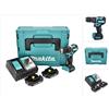 Makita DHP487RAJ - Marteau perforateur/pilote - sans fil - 2 vitesses - clé de mandrin 13 mm - 40 N-m