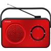 Aiwa Radio da tavolo AIWA R-190RD Colore rosso