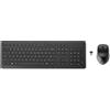 HP Wireless Rechargeable 950MK Mouse and Keyboard tastiera Mouse incluso RF Wireless Nero