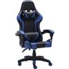 Top e shop Sedia da gioco LEMBIT - nero / blu