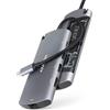 AXAGON Axagon HMC-6M2 dock/riproduttore di porte per laptop Wired USB 3.2 Gen 1 (3.1 Gen 1) Type-C Alluminio