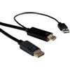 SECOMP ROLINE 11.04.5992 Cavo video adattatore 2 m HDMI + USB DisplayPort Nero (11.04.5992)