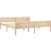 vidaXL Letto in legno massiccio di pino 180x200 cm