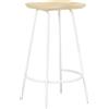 vidaXL Sgabello da bar 4 pezzi. Legno massiccio di mango