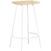 vidaXL Sgabello da bar 2 pz. Legno massiccio di mango