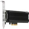 ICY Dock MB987M2P-1B Adapter IcyDock M.2 NVMe SSD to PCIe Adapter Card with heats