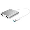 j5create JUA365-N Adattatore multi monitor da USB 3.0 a doppio HDMI - 3.2 Gen 1 (3.1 Gen 1) - USB Type-A - Uscita HDMI - 3840