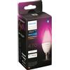 Philips Hue White and Colour Ambiance - Lampada LED - Forma: B39 - E14 - 4 W (25 W equivalenti) - Classe G