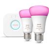 Philips Hue 8719514291492 soluzione di illuminazione intelligente Kit di illuminazione intelligente Bluetooth/Zigbee Bianco 11 W