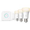 PHILIPS Hue Philips by Signify Philips Hue White Starter kit: 3 E27 smart bulbs (1100) + dimmer switch