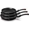 Berlinger Haus Set Di 3 Teglie Berlingerhaus In Granito Rosa Nero Bh-6158