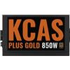 Aerocool KCAS PLUS GOLD 850W Alimentatore 20+4 pin ATX nero (AEROPGSKCAS+RGB850-G)