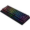 RAZER Razer | BlackWidow V3 Mini HyperSpeed | Mechanical Gaming Keyboard | Wireless | RGB LED light | NORD | Bluetooth | Black | Yellow Switch | Wireless connection