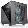 Thermaltake Divider 200 TG Air Micro - Micro Tower - PC - Nero - SPCC - Vetro temperato - Gioco - Blu - Verde - Rosso