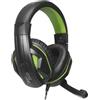 Steelplay HP45 Cuffie ad archetto cablate per il gioco nero, verde