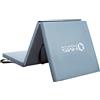 HMS Premium Materasso da ginnastica HMS 3 pezzi MGS02 180 cm x 60 cm x 5 cm grigio