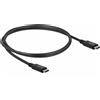 DELOCK USB 40 Gbps Kabel koaxial 0,8 m