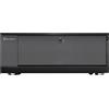 Silverstone GD10, HTPC, PC, Nero, ATX, Micro ATX, SSI CEB, Alluminio, Plastica, Acciaio, Lato