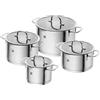 ZWILLING Set di pentole ZWILLING, 4 pezzi | rotonde | in acciaio inox