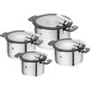 ZWILLING Set di pentole ZWILLING, 4 pezzi | rotonde | in acciaio inox