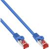 InLine® B-76403B confezione da 30 cavi patch InLine®, S/FTP (PiMf), Cat.6, 250MHz, PVC, rame, blu, 3m